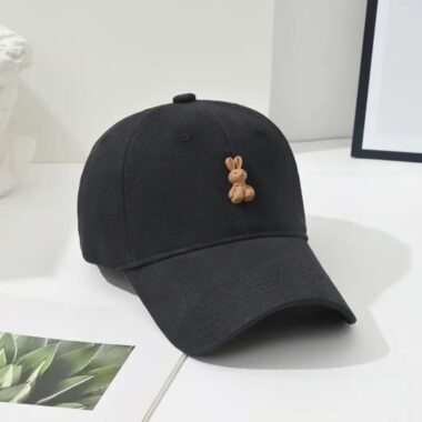 korean cute cartoon bunny all match women baseball hat