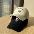 korean cute dog embroidered spring summer baseball hat