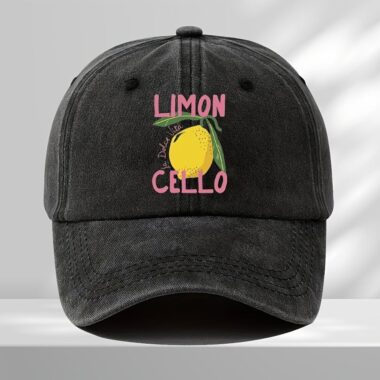 cute fruit embroidered outdoor sun protection unisex baseball hat