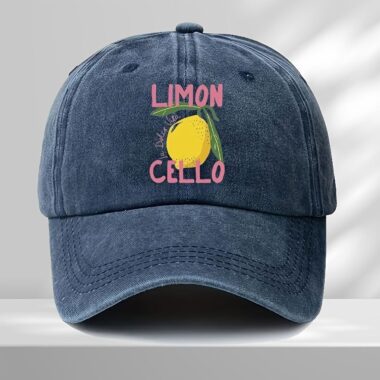 cute fruit embroidered outdoor sun protection unisex baseball hat