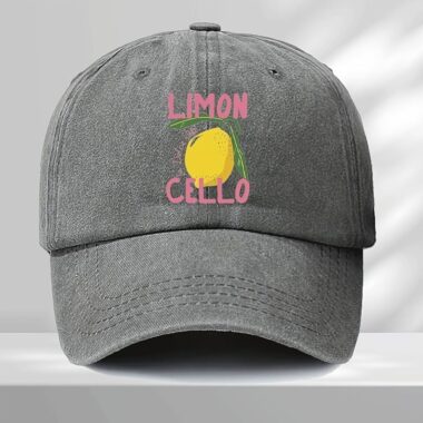 cute fruit embroidered outdoor sun protection unisex baseball hat