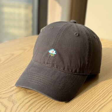 cute raindrop embroidered spring summer unisex baseball hat