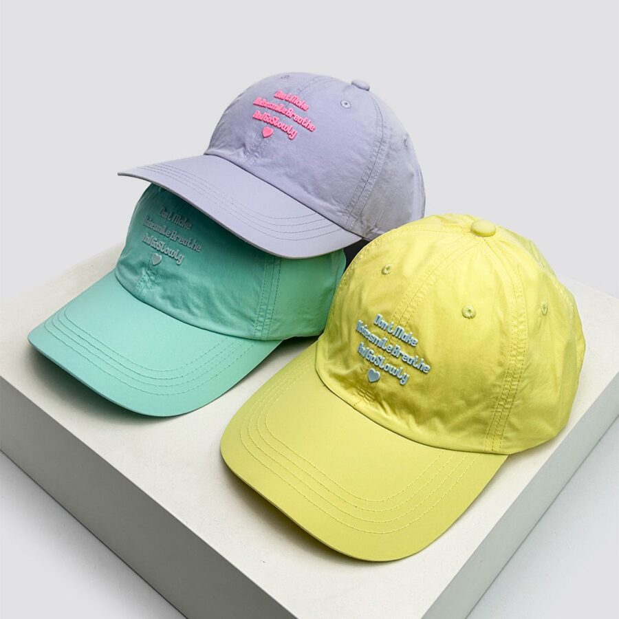 spring summer dopamine breathable quick dry baseball hat