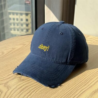 japanese minimal embroidered spring summer women baseball hat