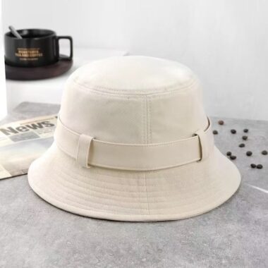 japanese style belted summer sun protection women bucket hat