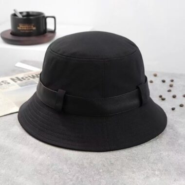 japanese style belted summer sun protection women bucket hat