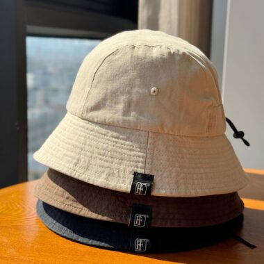 japanese style vintage outdoor sun protection bucket hat