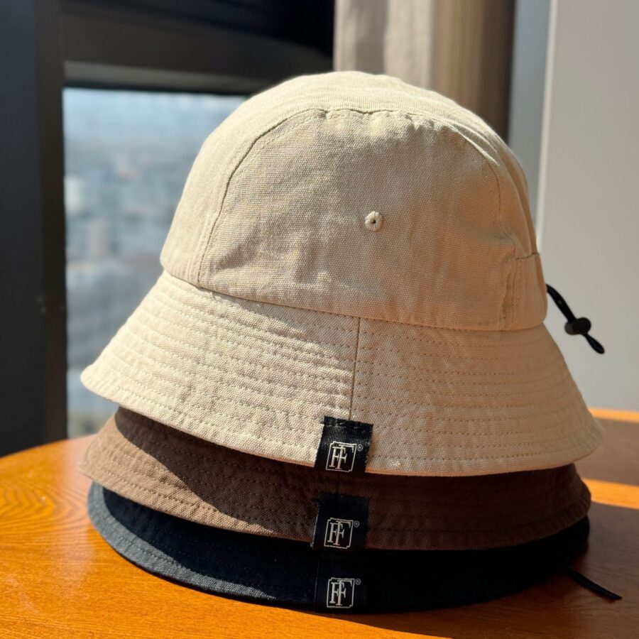 japanese style vintage outdoor sun protection bucket hat