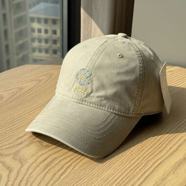 korean floral embroidered all season women baseball hat