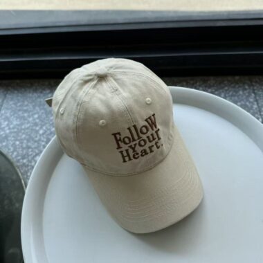 korean fashion letter embroidered all season women baseball hat