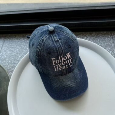 korean fashion letter embroidered all season women baseball hat