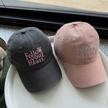 korean fashion letter embroidered all season women baseball hat