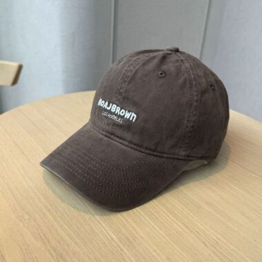 korean letter embroidered autumn unisex baseball hat