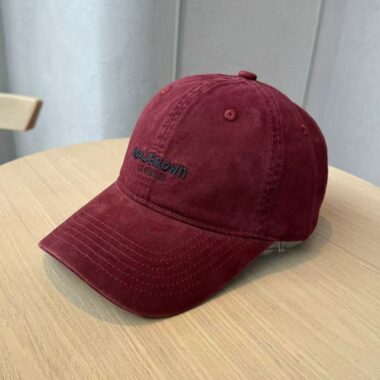 korean letter embroidered autumn unisex baseball hat