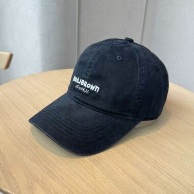 korean letter embroidered autumn unisex baseball hat