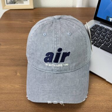 korean retro letter embroidered unisex baseball hat