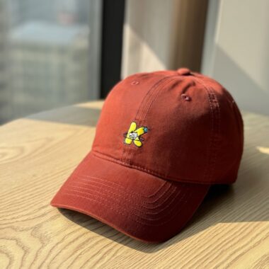 korean casual letter embroidered soft crown unisex baseball hat