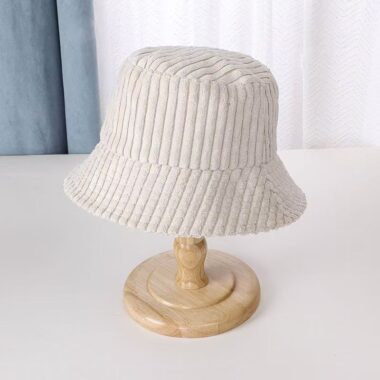 autumn winter korean style corduroy bucket hat