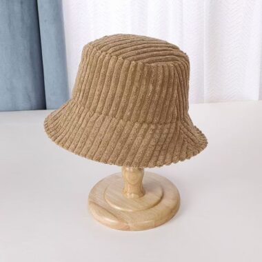 autumn winter korean style corduroy bucket hat