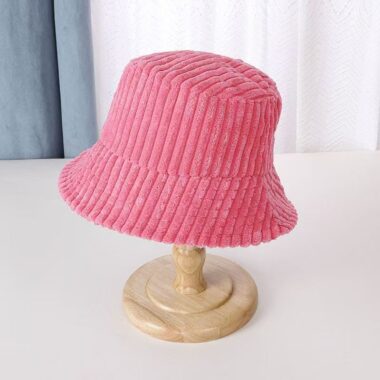 autumn winter korean style corduroy bucket hat