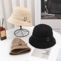 autumn winter premium korean style women bucket hat