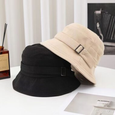 autumn winter premium korean style women bucket hat