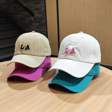 minimalist letter embroidered sun protection baseball hat