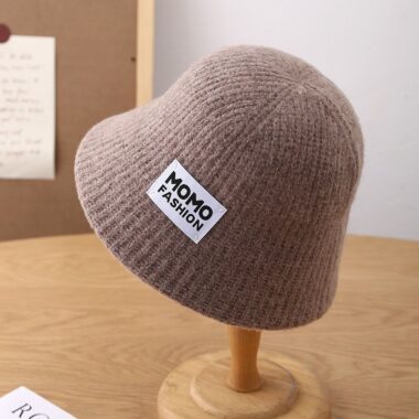 minimalist winter warm all match bucket hat