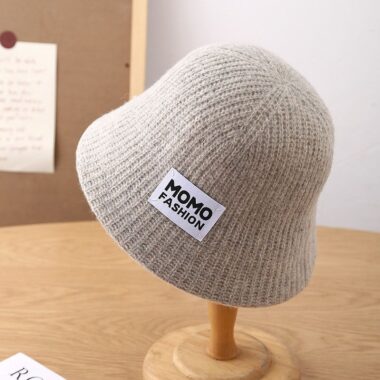 minimalist winter warm all match bucket hat