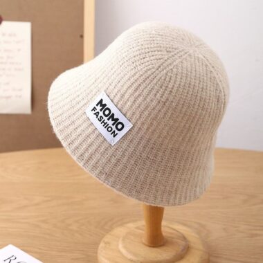 minimalist winter warm all match bucket hat