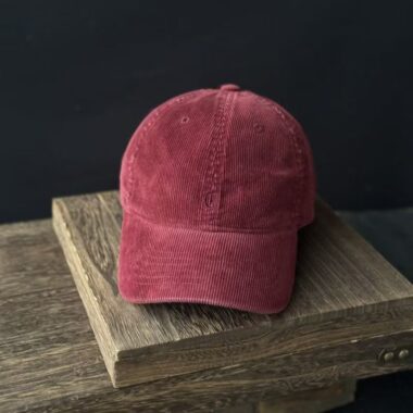american vintage washed corduroy premium unisex baseball hat
