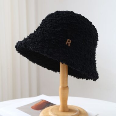 autumn winter vintage warm all match bucket hat