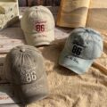washed vintage outdoor letter embroidered unisex baseball hat