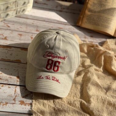washed vintage outdoor letter embroidered unisex baseball hat