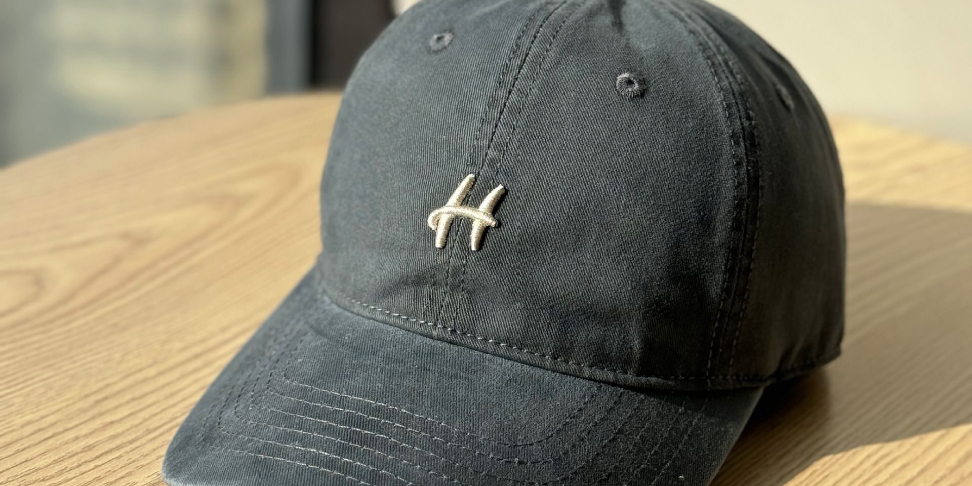 breathable wide brim letter embroidered unisex baseball hat