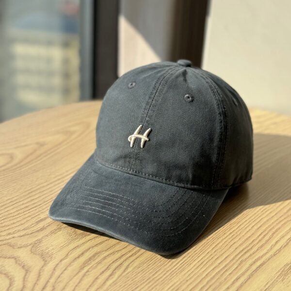 breathable wide brim letter embroidered unisex baseball hat