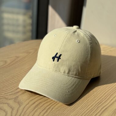 breathable wide brim letter embroidered unisex baseball hat