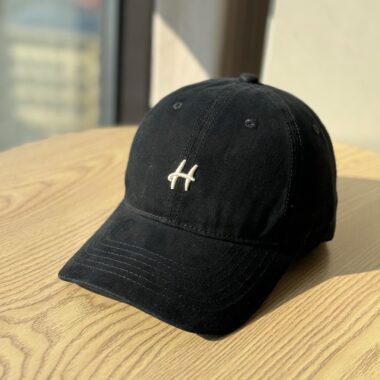 breathable wide brim letter embroidered unisex baseball hat